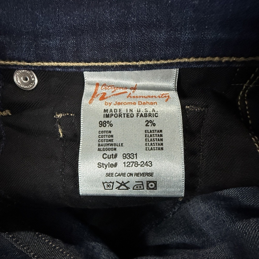 Citizens of Humanity Ava Low Rise Straight Leg Jeans Women's Size 27 Dark Wash - Picture 6 of 12